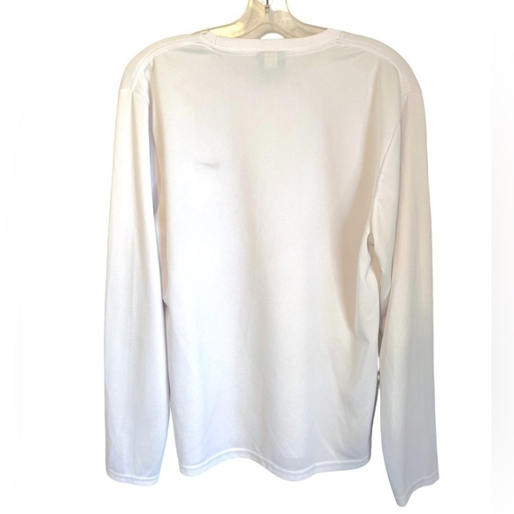 Nike Dri-Fit Advantage Long Sleeve Top White  Adult Lg - Picture 2 of 10